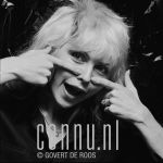 10-11-1977 Blondie Debbie Harry at studio in Amsterdam Photo: Govert de Roos/Connu